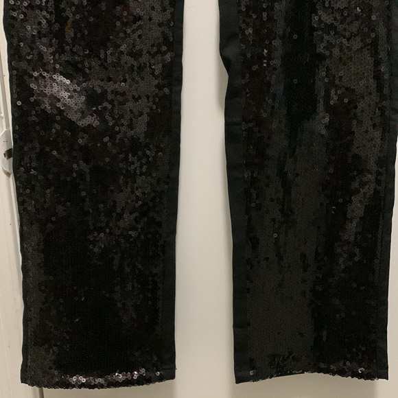 Venus Black Sequinned Jeans - Picture 4 of 7